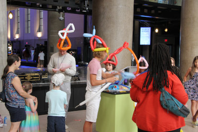 Balloon hats at Bridges 2024