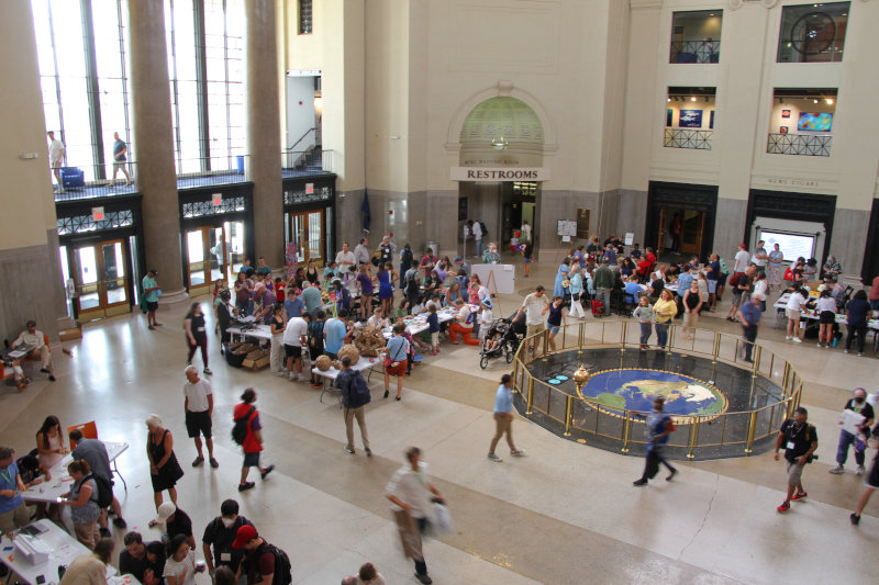 Attendees at Family Day, Bridges 2024, Science Museum of
        Virginia